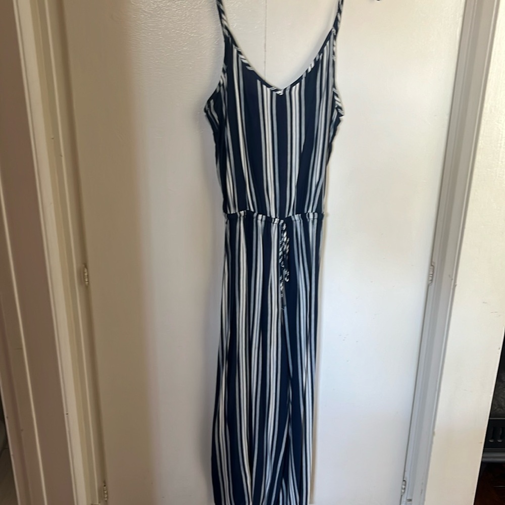 Show Me Your MuMu Striped Jumpsuit- M